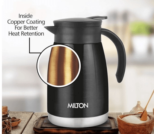 Milton Bistro 800 Thermosteel Carafe, 780 ml, Black - Image 2